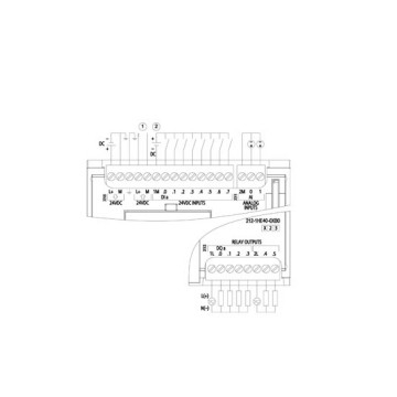 SIEMENS SIMATIC S7 1200 PLC CPU 1212C 6ES7212-1HE40-0XB0 pour l'automatisation du secteur industriel