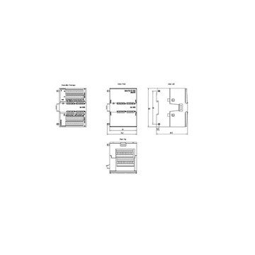SIMATIC S7-200 SMART Digital I/O SM DR32 16DI/16DO 16 DI 24 V DC Sink/Source 16 DO relais 2 A Originale