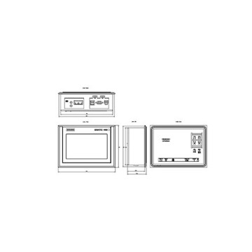 Réseau Ethernet Original TP700 Confort Panneau intelligent extérieur 6AV2124-0GC13-0AX0 Touch