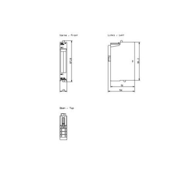 Délai de paiement T/T 6ES71384CA600AB0 Module d'alimentation PM-E caractéristique élevée pour ET 200S 24 V CC