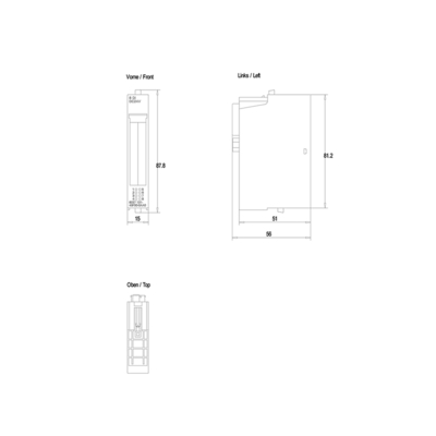 ET 200S 8DI 24 V DC 6ES71314BF000AA0 Module électronique d'automatisation industrielle Siemens