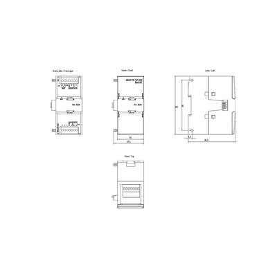 Le module PLC Siemens S7-200SMART SM AI04 AI 4x12 bits 6ES72883AE040AA0 est 100% original