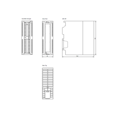 Le module PLC S7-300 de Siemens, série AI 8x9/12/14 bits, est 100% original et est équipé de 6ES73317KF020AB0