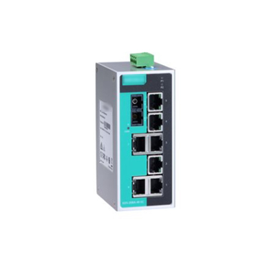 MOXA EDS-208A Commutateur Ethernet industriel non géré à 8 ports avec boîtier en aluminium IP30