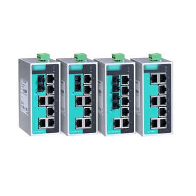 MOXA EDS-208A Commutateur Ethernet industriel non géré à 8 ports avec boîtier en aluminium IP30