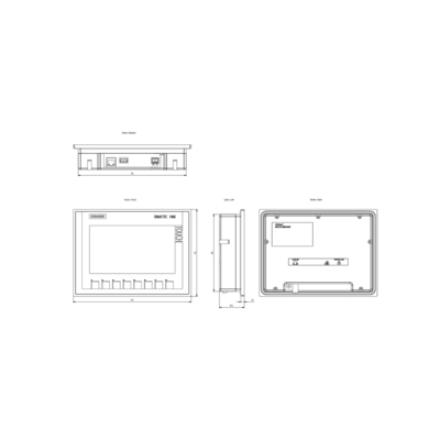 Testé à 100% 6AV21232GB030AX0 Siemens HMI KTP700 Basic Lite Panel Appuyez sur le bouton/Touch Opération affichage TFT 7&quot;