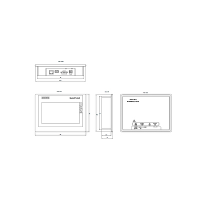 Automatisation industrielle Siemens HMI 7 pouces Simatic SMART 700 IE V3 Affichage 6AV66480CC113AX0