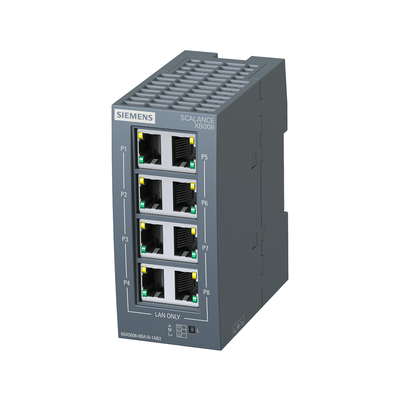 6GK5008-0BA10-1AB2 Siemens SCALANCE XB008 Commutateur Ethernet industriel non géré 100%
