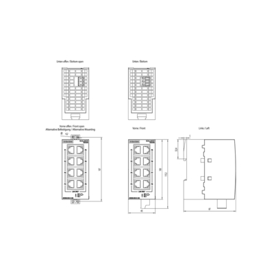 6GK5008-0BA10-1AB2 Siemens SCALANCE XB008 Commutateur Ethernet industriel non géré 100%