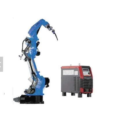Résultats de soudage GBS10-C1650 Robot industriel avec torche de soudage à l'usine de fabrication