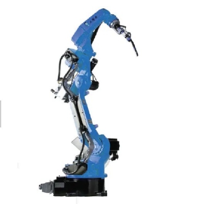 Résultats de soudage GBS10-C1650 Robot industriel avec torche de soudage à l'usine de fabrication