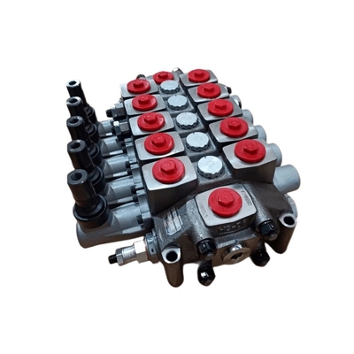 5 bobines de soupapes directionnelles sectionnelles pour forage hydraulique en structure 400*280*170