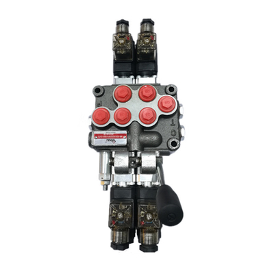 Valve de commande directionnelle à pression hydraulique monobloc 5 bobines Débit nominal 45L/MIN