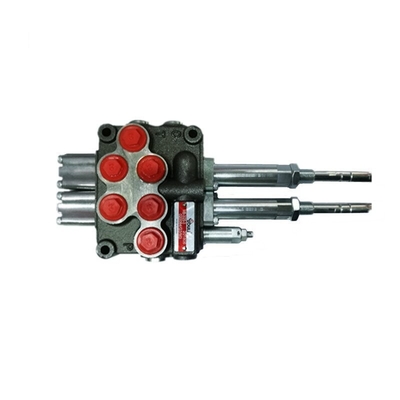Valve de commande directionnelle à pression hydraulique monobloc 5 bobines Débit nominal 45L/MIN