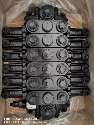 6 bobines de soupapes directionnelles hydrauliques sectionnelles Débit nominal 80L/min 350bar 330*240*155 mm