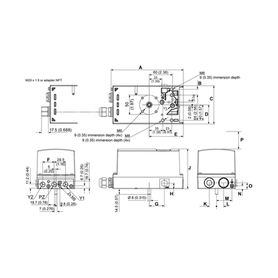 Positionneur électrique intelligent de soupape pour Siemens SIPART PS2 6DR5010-0NG00-0AA0