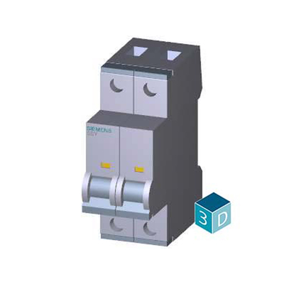 Automatisation Industriel 5SY Disjoncteur miniature 400V 10kA à deux pôles D 10A Siemens
