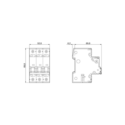 5SY7313-8CC Disjoncteur miniature 400V 15kA 3 pôles D 13A SENTRON Pour les applications