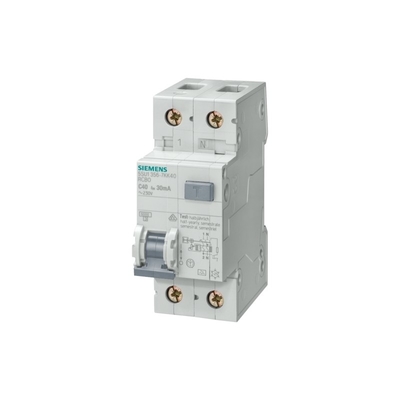Siemens 5SU1353-1KK16 FI/LS AC 30MA 1 N-P C16 4.5KA Combo de commutateur de courant résiduel MCB