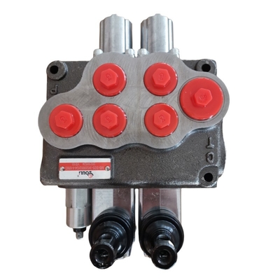 Structure du tube 80L/min Débit Vapeur directionnelle hydraulique 2 bobines Vapeurs de commande monobloc