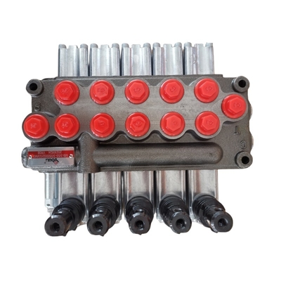Structure du tube 80L/min Débit Vapeur directionnelle hydraulique 2 bobines Vapeurs de commande monobloc
