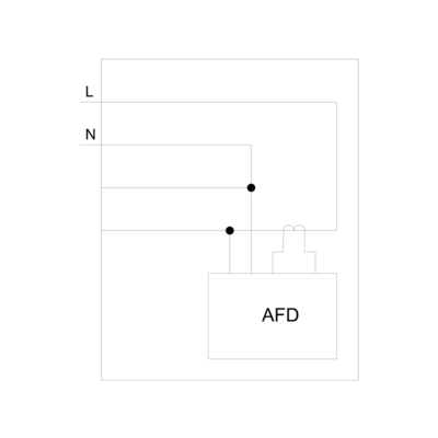 Bloc d'interrupteur de sécurité incendie AFDD 1-16A 230V pour les disjoncteurs Siemens 5SM6021-2