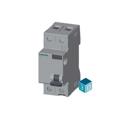 Siemens 5SV4614-0 Disjoncteur à courant alternatif résiduel de type à deux pôles 40A 300mA Un AC 230V