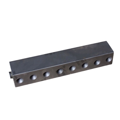 Distributeur de débit hydraulique à huit voies avec 8 soupapes à bille à trois voies sous pression et bloc de manifold
