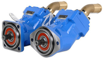 200L/min Débit maximal Xpi108 Pompes à piston hydraulique 108cc/rev 380BAR 420*260**190mm