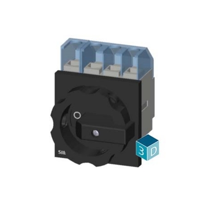 Siemens 3LD2203-1TL51 Commutateur d'isolation à entraînement rotatif fixe avant pour une isolation durable