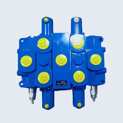 350L/min Structure du tube 2 bobines sectionnelles Ventilateurs de commande hydraulique pilote Pression 315bar
