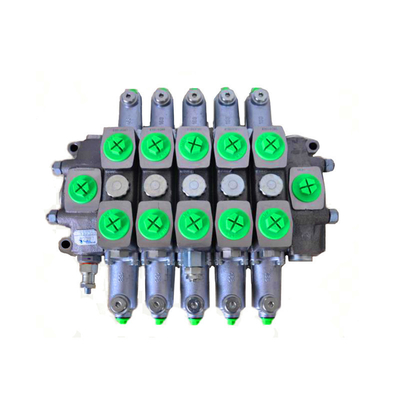 350L/min Structure du tube 2 bobines sectionnelles Ventilateurs de commande hydraulique pilote Pression 315bar