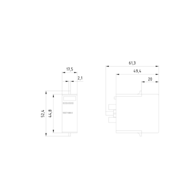 5SD74880CC PLUG M ou C/T2/II 350 V 40 kA N-PE Pour l'interface de communication Siemens