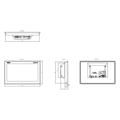 Display couleur TFT à écran large de 15,6 pouces