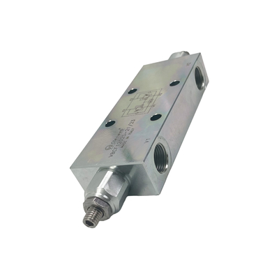 Valve d'équilibrage hydraulique pour cylindre VBCF1202S avec vanne centrale ouverte 243*59*29mm
