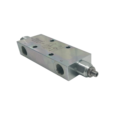 Valve d'équilibrage hydraulique pour cylindre VBCF1202S avec vanne centrale ouverte 243*59*29mm