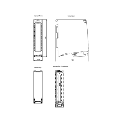 Le module de compteur Siemens SIMATIC S7-1500 TM compte 2x24V 6ES7550-1AA01-0AB0 100% testé