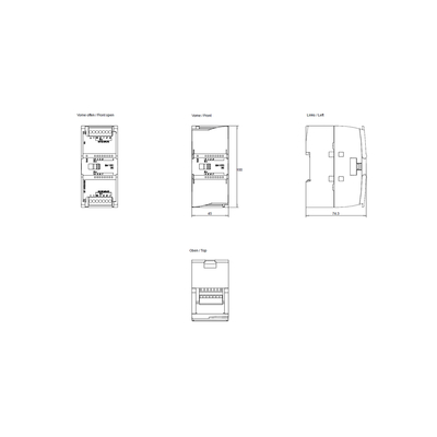 Module d'expansion PLC de la marque SIMATIC S7-1200 SM 1221 pour l'automatisation industrielle de Siemens