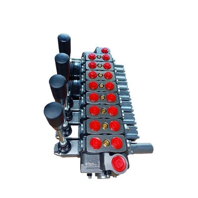 Valve directionnelle sectionnelle à forage hydraulique à 5 piscines avec débit maximal de 100 L/min