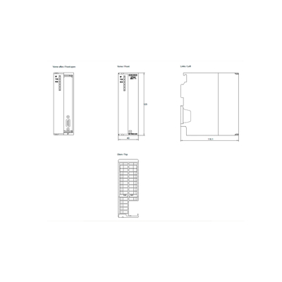 Processeur de communication original S7-300 CP 340 avec interface 20MA 6ES7340-1BH02-0AE0