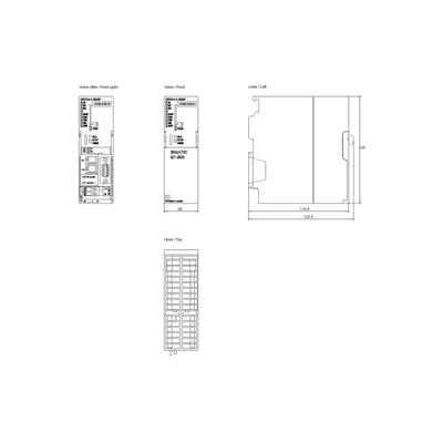 Excellent 6ES7315-2EH14-0AB0 SIMATIC S7-300 CPU 315-2PN/DP avec une mémoire de travail de 384KB