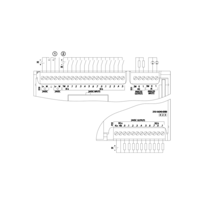 6ES7215-1AG40-0XB0 SIMATIC S7-1200 CPU 1215C CPU compact DC/DC/DC 2 ports PROFINET Il est équipé d'un système de câblage à commande instantanée