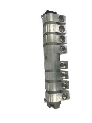 Bloc de collecteur de soupape à billes à 8 ports hydraulique pour la pression dans l'adaptateur