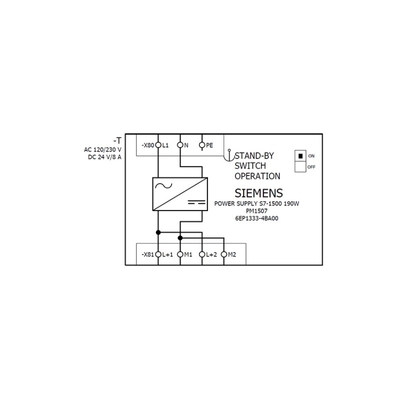 6EP1333-4BA00 SIMATIC PM 1507 24V/8A Appareil électrique pour SIMATIC S7-1500 et réseau Autres