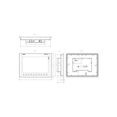 SIMATIC HMI KTP1200 Fonctionnement de base du panneau clé/touch 12&quot; TFT Display 100% original