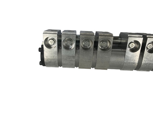 Bloc de collecteur de soupape à billes à 8 ports hydraulique pour la pression dans l'adaptateur