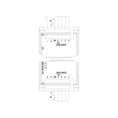 L'entrée numérique SM 1221 8 DI 24 V DC Sink/Source PLC 6ES7221-1BF32-0XB0