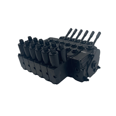 Valve de distribution hydraulique pneumatique directionnelle monobloquée de la série DPX50 avec 1
