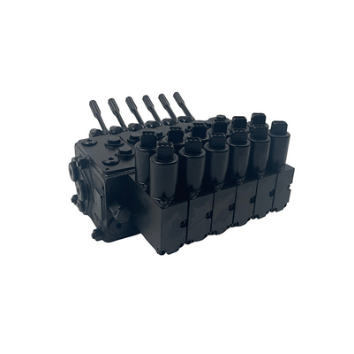 Valve de distribution hydraulique pneumatique directionnelle monobloquée de la série DPX50 avec 1