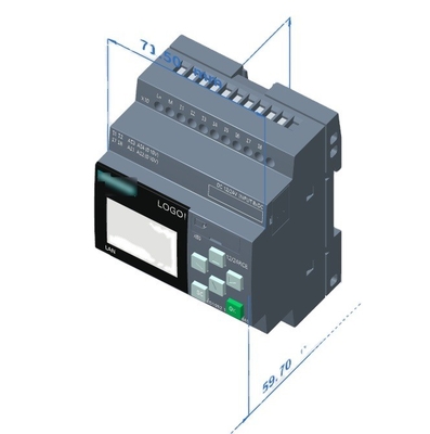 Logiciel d'approvisionnement direct LOGO V8.1 12/24RCEO Module logique d'entrée/sortie autre numéro 6ED1052-2MD08-0BA2